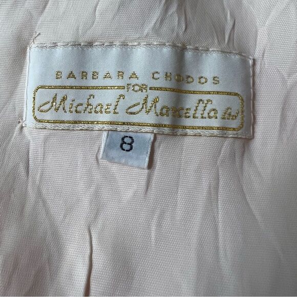 Vintage Barbara Chodos Michael Marcella Lace Dress Semi Formal Special Occasion - Picture 4 of 12